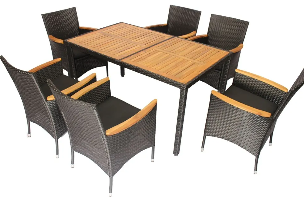 Salon de jardin 7 éléments FDR-93704-47