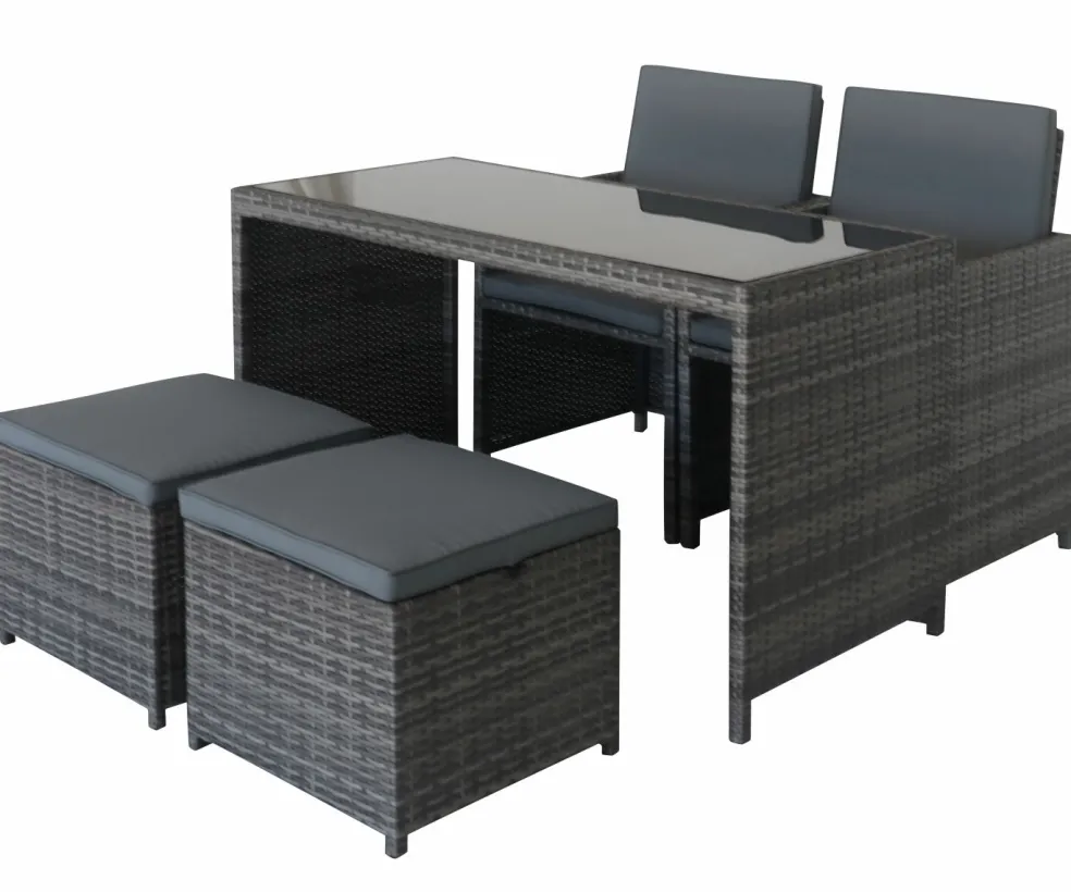 Salon de jardin 5 éléments ROS-7025036-56