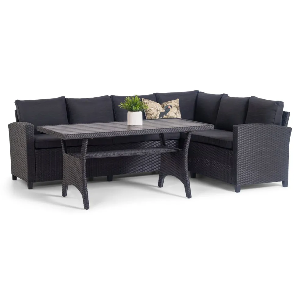 Salon de jardin avec banquette d'angle RIBE