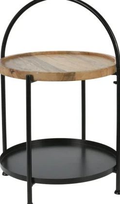 Table d'appoint avec plateau en bois EH