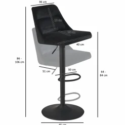 Tabouret de bar WOHNLING