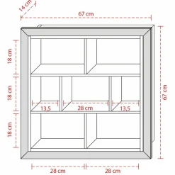 Étagère murale SEPTEM