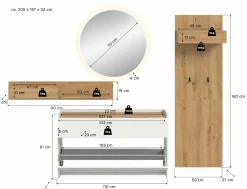 Vestiaire combiné 5 éléments DRIVE
