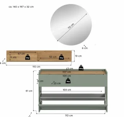 Vestiaire combiné 3 éléments DRIVE