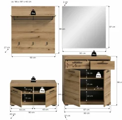 Vestiaire combiné 4 éléments SEWULA