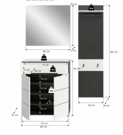 Vestiaire combiné 3 éléments GOBA