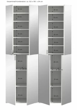 Vestiaire combiné 2 éléments BODITE