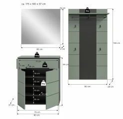 Vestiaire combiné 3 éléments GOBA