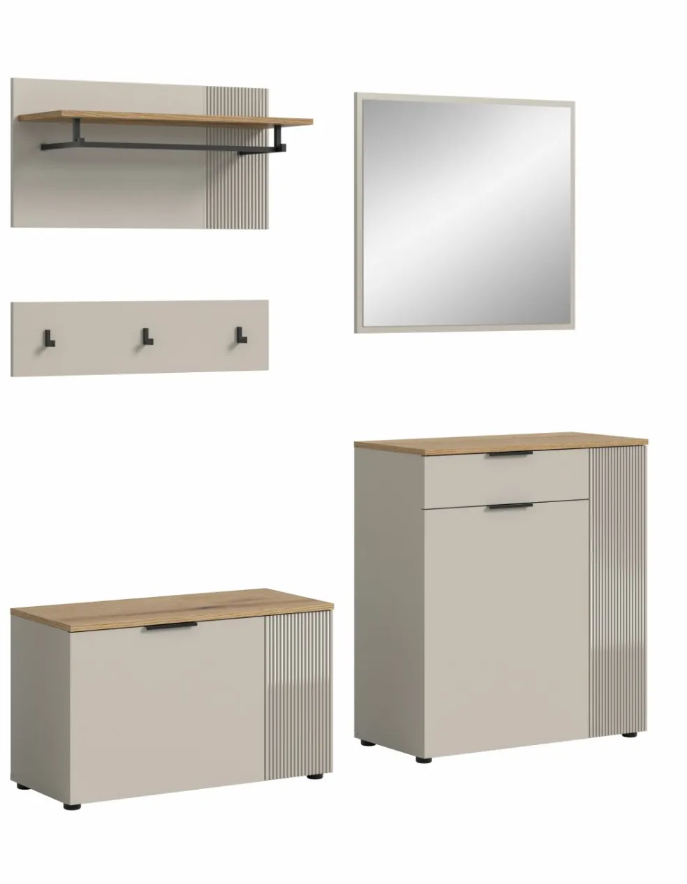 Vestiaire combiné 5 éléments SLIDE