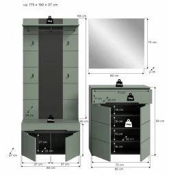 Vestiaire combiné 4 éléments GOBA