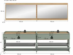 Vestiaire combiné 4 éléments DRIVE