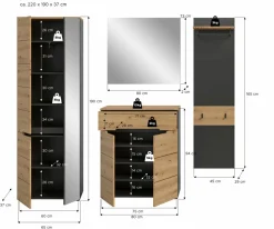 Vestiaire combiné 4 éléments GOBA