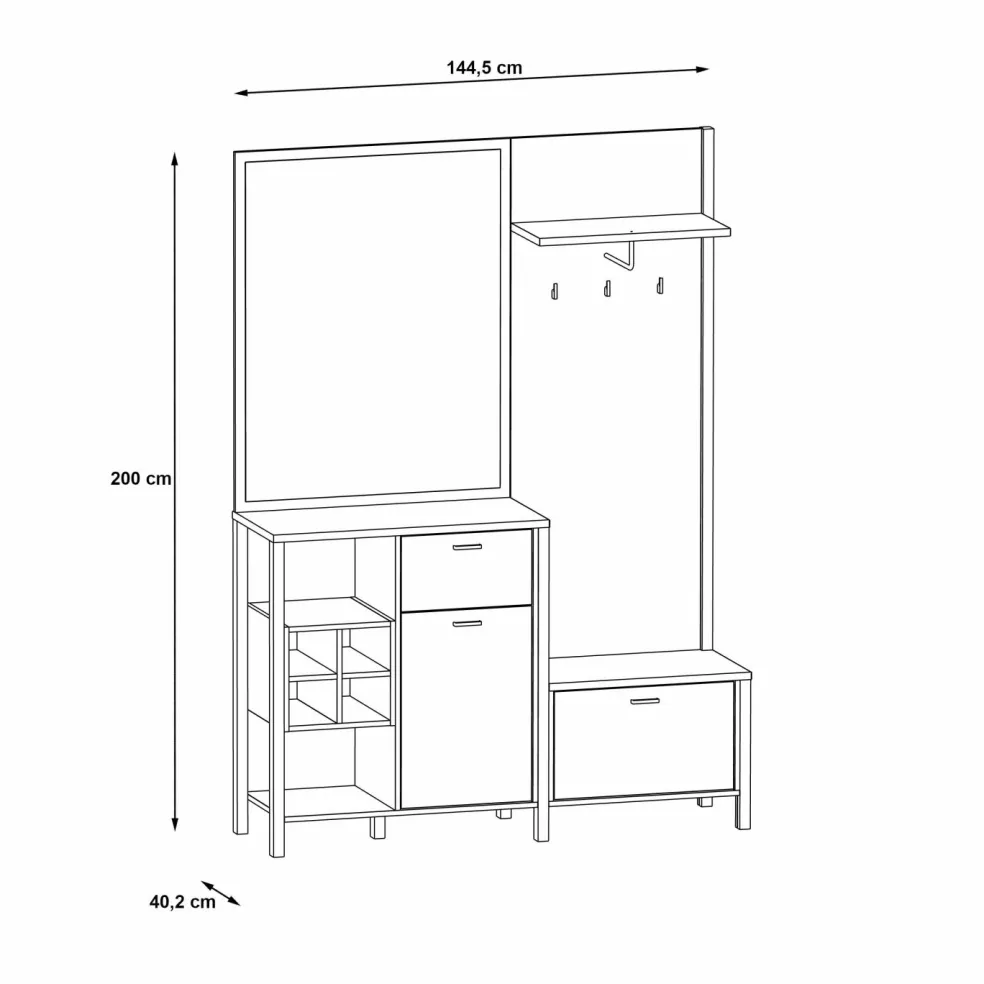 Vestiaire compact HIGH ROCK